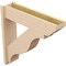 Ekena Millwork 7 1/2-in W x 30-in D x 30-in H Funston Slat Rough Cedar Woodgrain TimberThane Outlooker, Primed Tan OUTUR075X30X30FST24RCPR - alternate 2